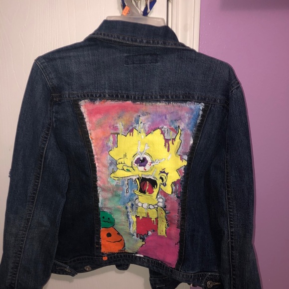 Custom made Simpson Jean jacket - Picture 3 of 4